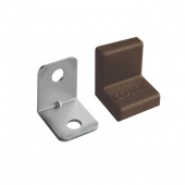 Уголок крепежный металл. с пластиковой крышкой GRANDIS (20х20х16) венге