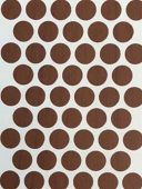 Заглушка самоклеящ.  15мм  Орех экко лист/50шт (2165/KR9455) 