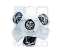 JOKER тип  1 SX/R-2SX соединение тройное левое, VACUUM  хром К