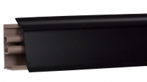 Плинтус LB38 Черный матовый 6051  (фурнитура 459)  Korner 4, 2м