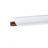 Плинтус LB231 Белый Глянец  (10Г)  6056  (фурнитура 600)  Korner 3м