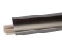 Плинтус LB23 Хром 612  (фурнитура 605)  Korner 3м