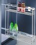 CARGO MINI 200мм, двухуровневое  бок.  90 градусов, хром глубина  440 РТJ009 ECO 2шт/уп