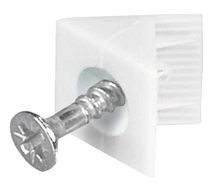 Держатель задней стенки с шурупом HAFELE пластик бел (260.09.710)