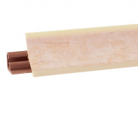 Плинтус LB23 Фарфор 607   (фурнитура 634)  Korner 3м