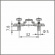 Монтажная планка H=0 DTC PIVOT-PRO Click-On 3D с дюбелями 5x7, 8  (89T01TQ) 