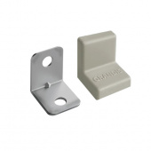Уголок крепежный металл. с пластиковой крышкой GRANDIS (20х20х16) серый