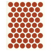 Заглушка самоклеящ. 15мм  Груша дик.лист/50ш(2145/163/KR1792