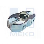 JOKER тип 55/R-7A двухстор.  крепление для стекла и панели, хром К